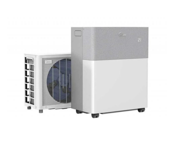 Climatiseur Mobile Réversible Midea PortaSplit MMCS-12HRN8-QRD0 Blanc Connecté
