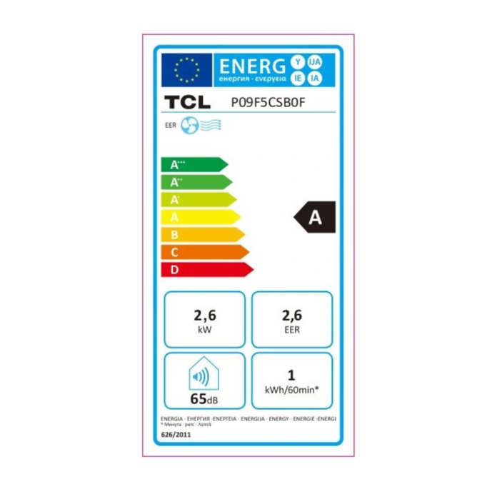 Climatiseur mobile TCL P09F5CSB0F